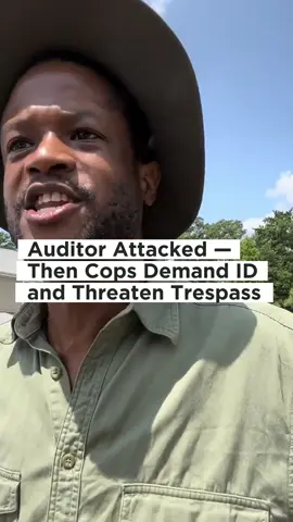 Auditor Attacked — Then Cops Demand ID and Threaten Trespass P5#cops #police #copsoftiktok #bodycam