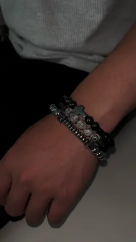 Men’s Street Trend Beaded & Cross Charm Bracelets #beads #beadsjewelry #minimalist #hiphop #boyfriend #gift #giftideas #jewelry 