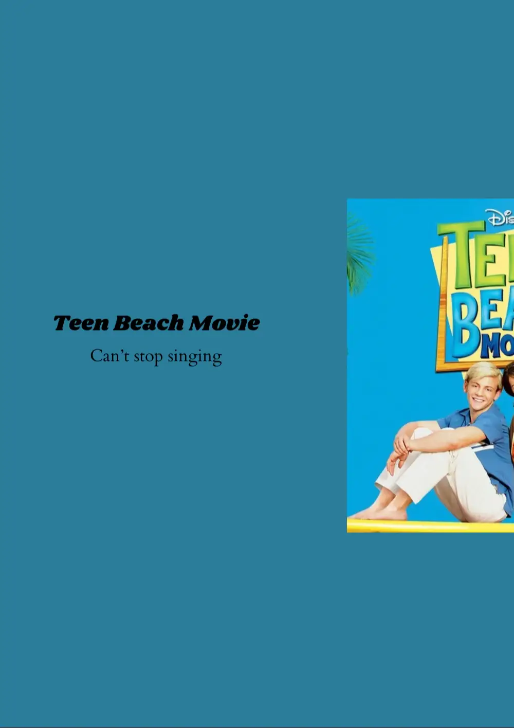#disney #teenbeach #musics #song #lyric #cantstopsinging #beachvibes #teens #movie 