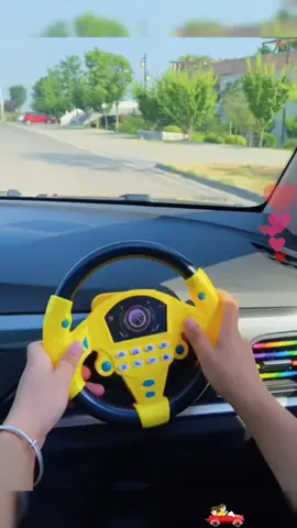 🤗 Perfect toy gift for children! The baby's favorite simulated steering wheel toy can rotate 360 degrees and has various sound effects #steeringwheel #babytoy #educationaltoys #toysforkids #toysforkidsgift #toy #fyp #foryou #tiktok 