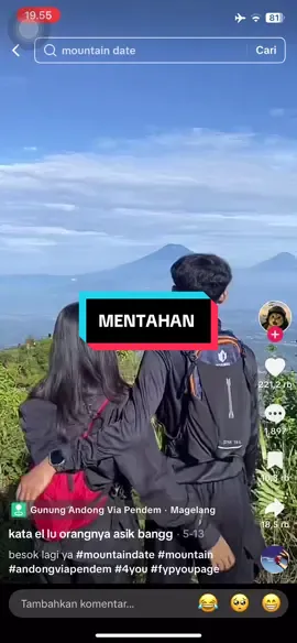 noh mentahan #mentahanvideo #fyp#mountain #mountaindate 