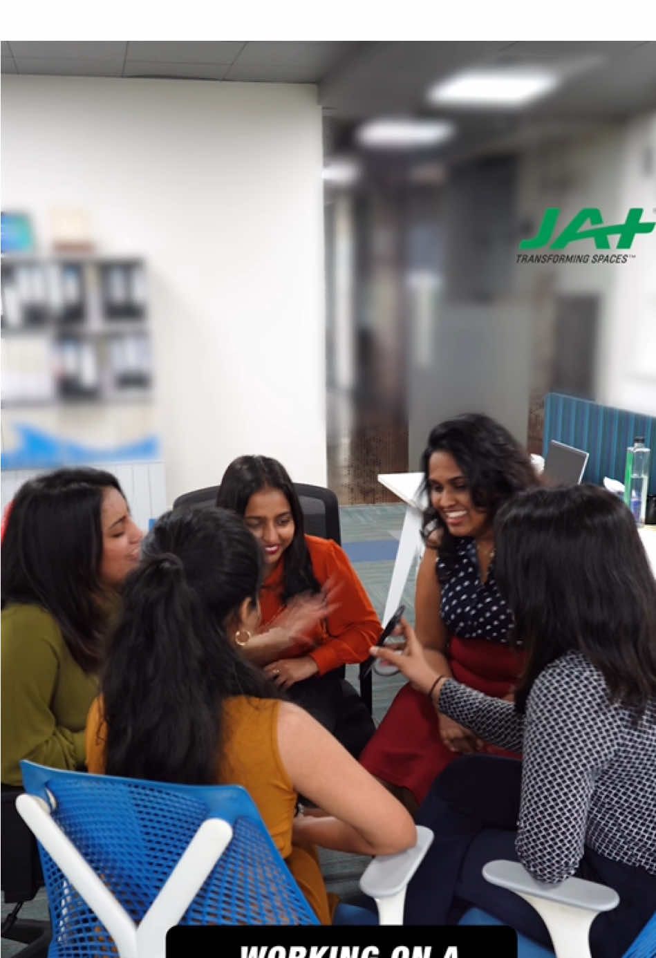 Working with all women team is lowkey fun 🤭 #jatholdings #fyp #xyzbca #tiktoksrilanka #officetok #JAT #JATHoldings 