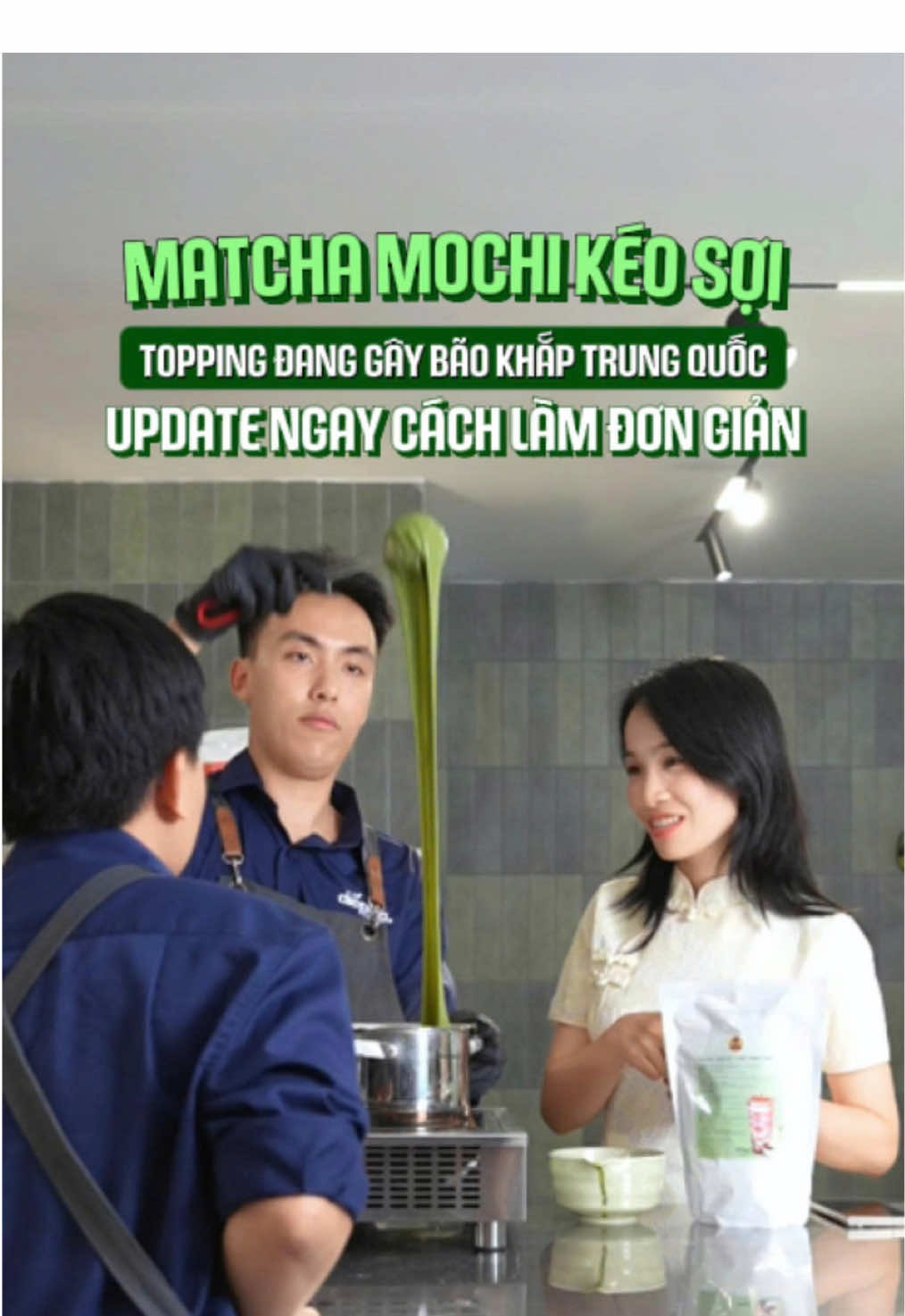 🎋 Hot trend topping mới: MATCHA MOCHI KÉO SỢI 🇨🇳 Topping siêu dẻo – kéo sợi siêu đã – đang viral khắp các quán bên Trung! 👉 Diệp Trà update ngay công thức siêu dễ, nguyên liệu chuẩn vị matcha. #DiệpTrà #MatchaMochi #ToppingViral #NguyênLiệuPhaChế #QuánUống #BắtTrendFNB #MochiKéoSợi #GiảiPhápChoQuán #FNBTrend #TràSữa2025