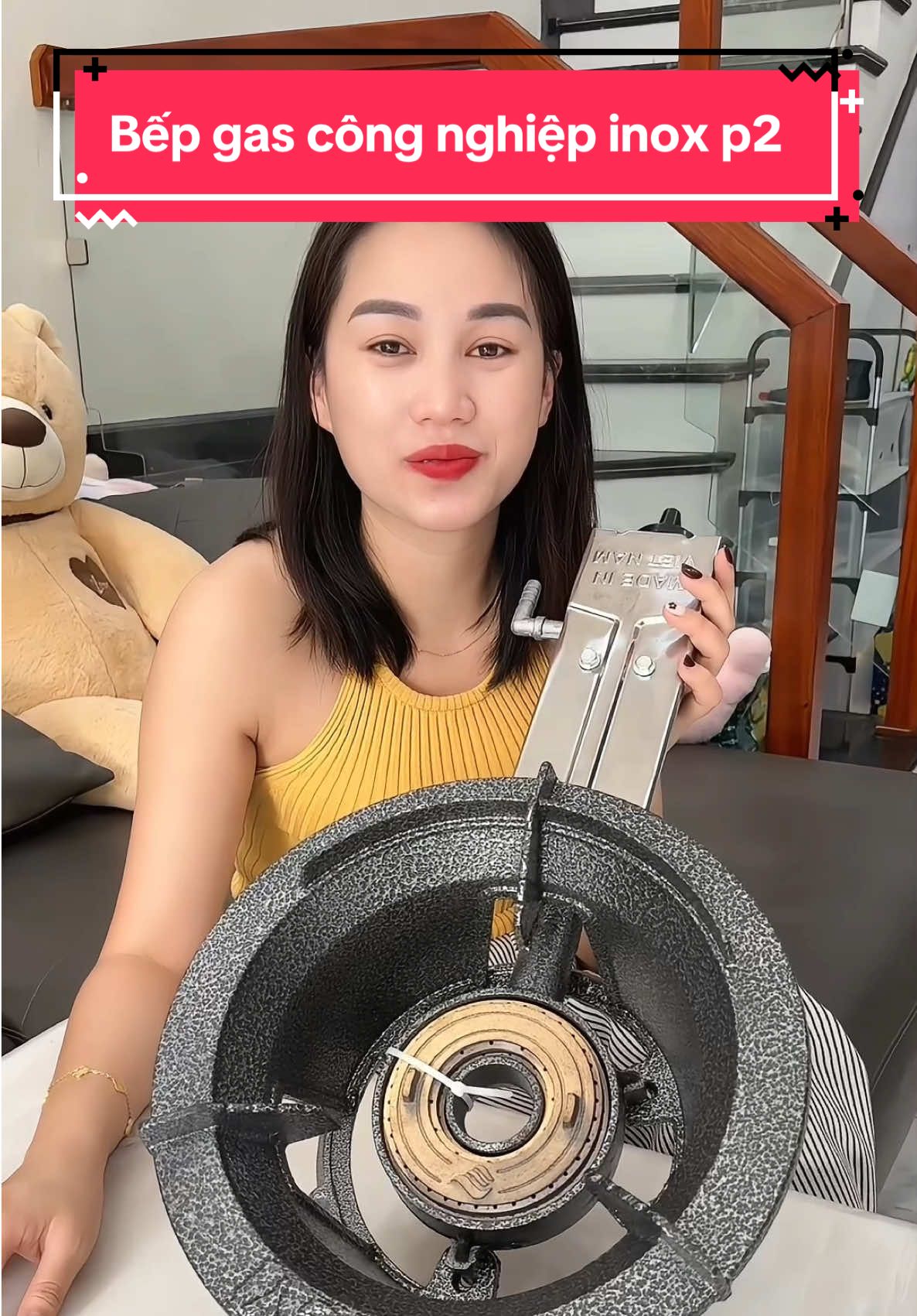 Bếp gas công nghiệp xịn tiết kiệm gas sale giữa tháng chỉ hơn 300 #xuhuong #hangmen96 #bepgas #bepgascongnghiep 