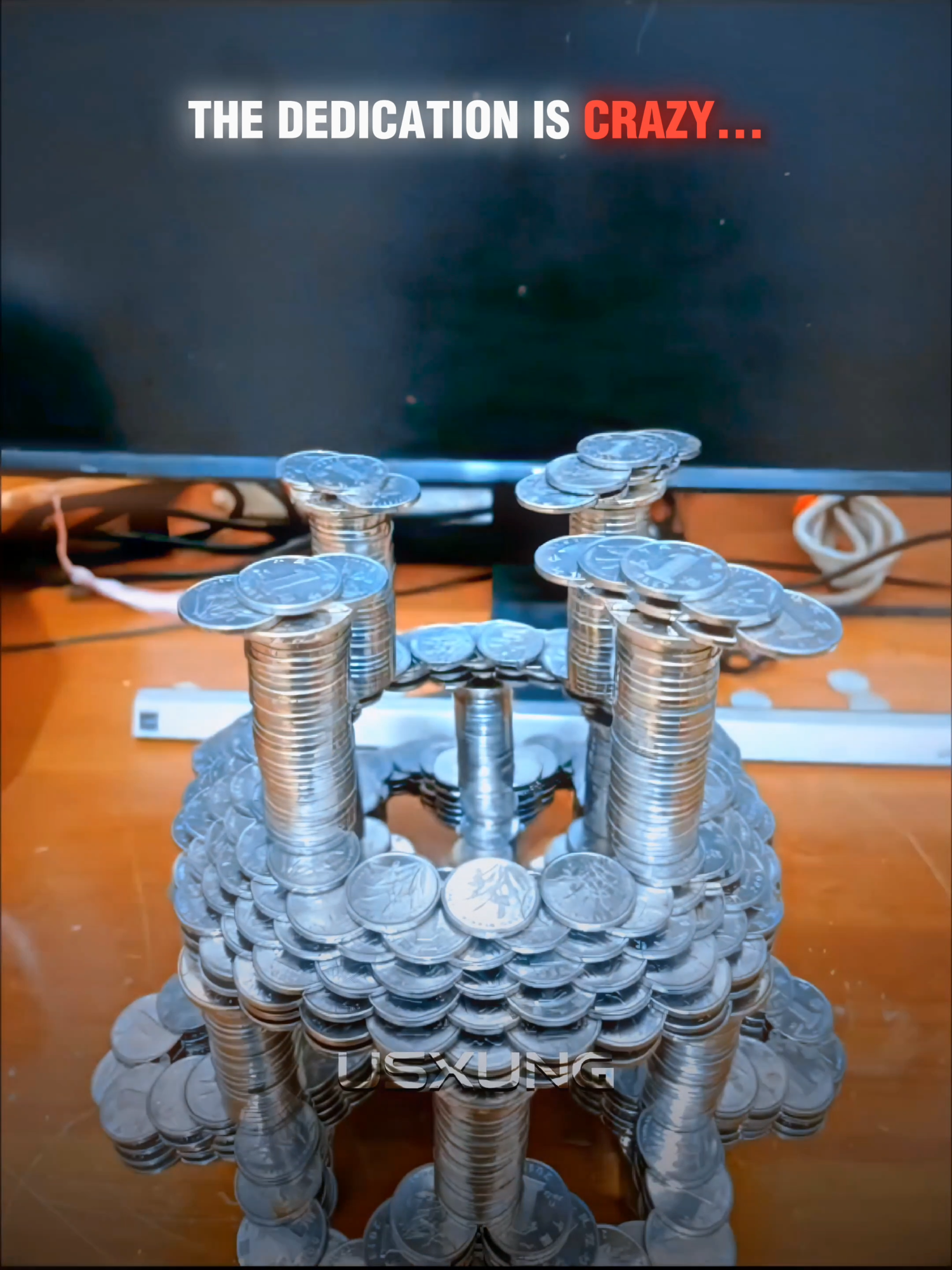 Making coin tower for a days