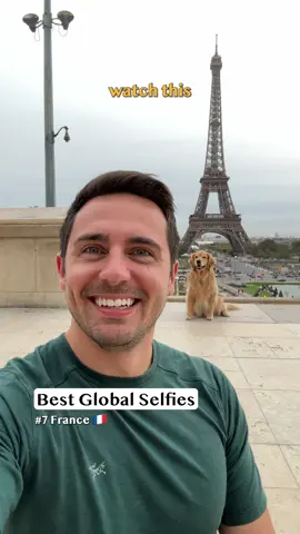 Ever since Ellie was a puppy, she’s loved the camera 📸 so a few years ago we started taking selfies and working on “smile” 😀 Here are our top 7 global selfies 🌍