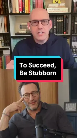 Stubbornness can be a virtue. 💪 Watch or listen to the full episode of A Bit of Optimism with @Brad Meltzer: “The Extraordinary Magic of Ordinary People with author Brad Meltzer”