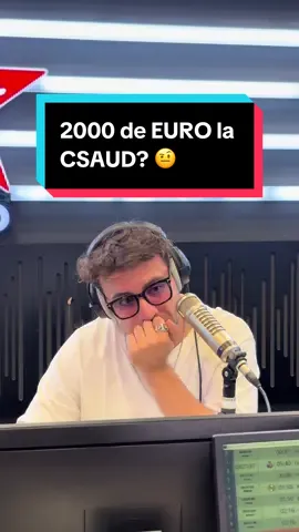 Astăzi am jucat, „CSAUD?” la Virgin Radio #breakfast . 3 ascultători au intrat în direct pentru 2000 de EURO 💰, dar nu au ghicit răspunsul corect. 😵‍💫 Răspunsurile lor au fost următoarele: • Două monede aruncate în farfurie de porțelan • Dispozitiv pus la ușa de magazin  • Piatra de la un inel aruncata într-un bol  Crezi că tu poți fi cel care ghicește sunetul corect? 💥 Ne jucăm în fiecare dimineață, de la 8:30, până aflăm răspunsul corect. 🎯 @Elena Mogîldea Cernea  @andreiniculae  #virginradioromania #game #CSAUD #contes #fyp #sound  #creatorsearchinsights 