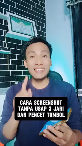 Cara screenshot tanpa usap layar dan tanpa pencet tombol #tipsandtricks #screenshot 