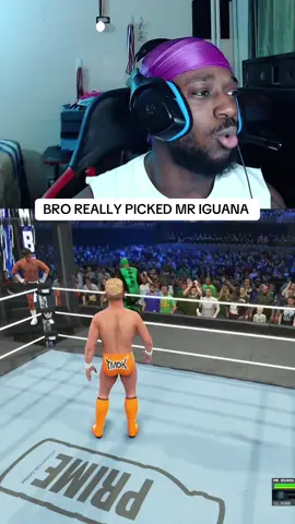 Mr Iguana 🦎 #fyp #viral #wwe2k #mriguana #aaa #wwe2k25 #WWE #gaming #lucha 