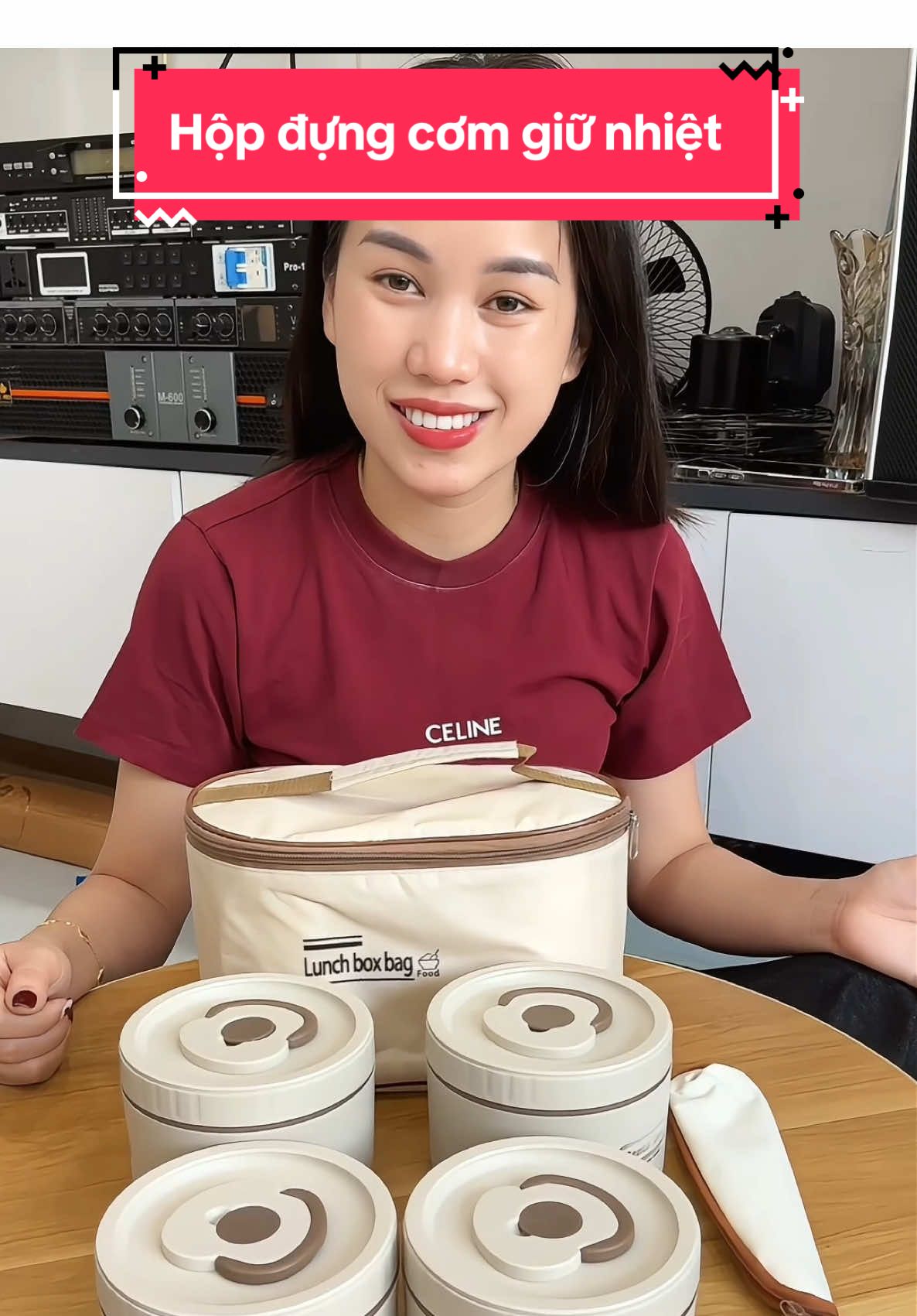 Set 4 hộp đựng cơm văn phòng giữ  nhiệt kèm theo túi đựng tiện lợi chỉ hơn 100k #xuhuong #hangmen96 #hopdungcom #hopdungcomgiunhiet 