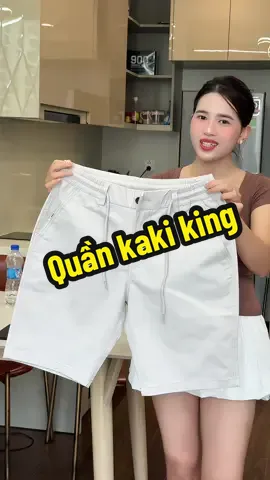 Quần kaki king #kieugialinh #quanshortnam #quankaki 