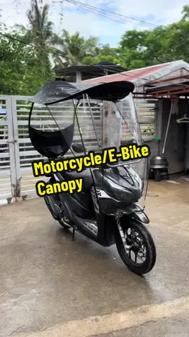 Rain or Shine Gamit na gamit Motorcycle / E-Bike Umbrella Canopy #motorcyclecanopy #motorcycleumbrella #universal #canopy #canopyumbrella #motorcanopy 