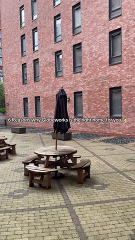 6 Reasons why Globeworks is the right home for you! @Campus Industries 👩‍🎓 @BonaFide @Globe Works, Birmingham presents exclusive discounts through TikTok with code GW250TIKTOK for an extra £250 off ON TOP OF the existing £500 off a classic studio room! Email globeworks@yugo.com or visit https://yugo.com/en-gb/united-kingdom/globe-works to book a tour.