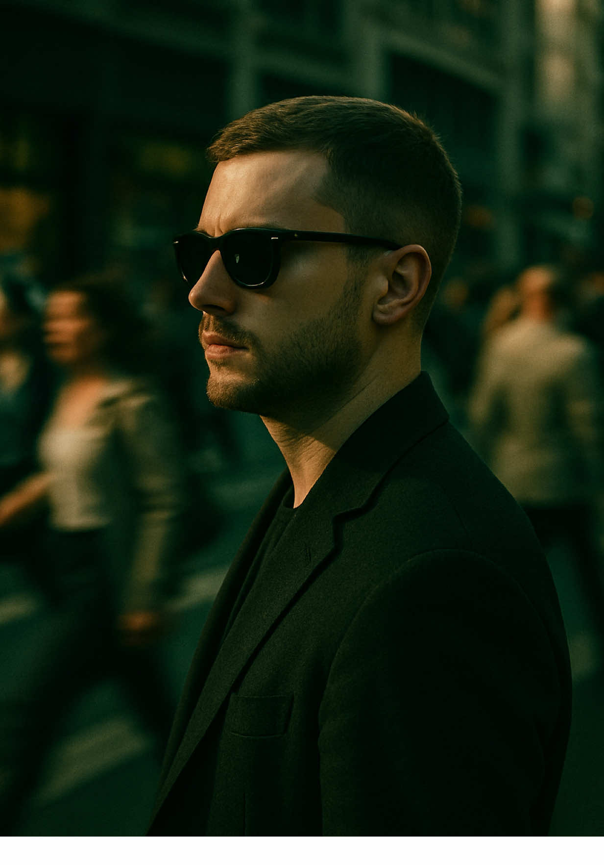 Professional cinematic looking photo in just few sec. ChatGPT making a magic!! Try and share your results with me😎 Here is the prompt which I’ve used: A sharp cinematic portrait of me standing in profile in the middle of a busy urban street, wearing a stylish dark blazer, moody lighting with soft shadows, 35mm film look. The background is motion-blurred with people walking fast, creating a dramatic contrast. Shallow depth of field, subject in razor-sharp focus. Shot in natural golden hour light, with rich contrast and cinematic color grading. Vertical photo, portrait orientation, 9:16. #cinematic #photo #photography #chatgpt #ai #prompt #chatgpt4 #chatgpt #trend #photos #professional #tutorial 