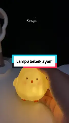 Lampu malam membuat suasana menjadi lebih nyaman tenang dan tetap dalam keadaan estetik 🐣 #lampu #lampumalam #lamputidur #lampulucu #lampubebek #lampuayam 