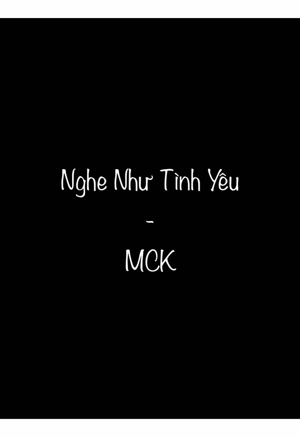 Nghe Như Tình Yêu - MCK #music #nghenhutinhyeu #mck #thichnghenhac_62 
