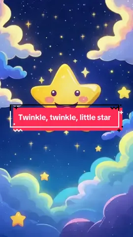 Twinkle, twinkle, little star #twinkletwinklelittlestar #kidssong #nurseryrhyme #englishforkids 