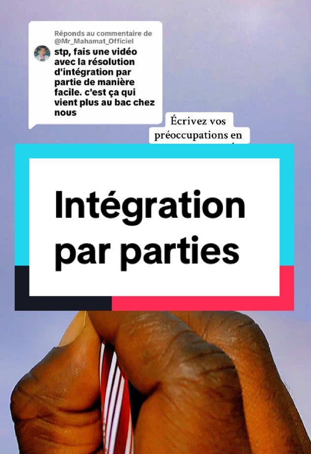 Réponse à @@Mr_Mahamat_Officiel  #math #integral 