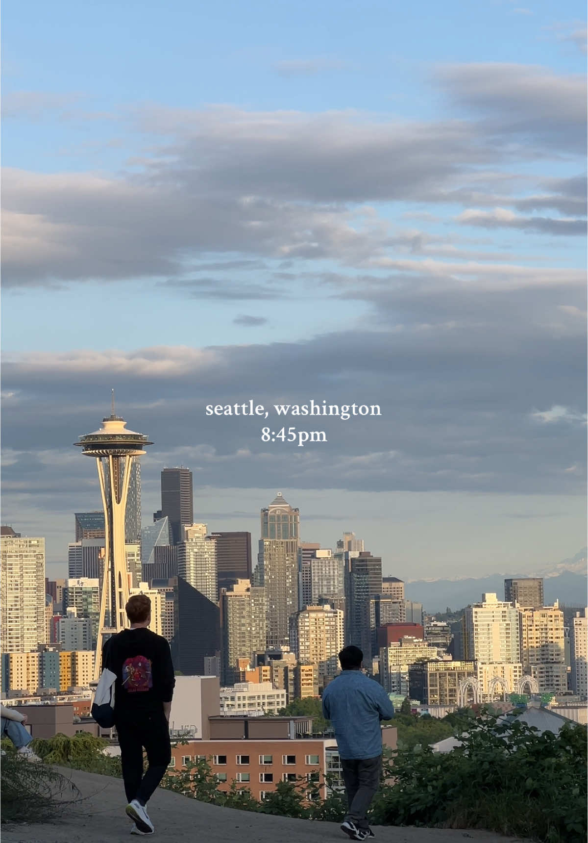 golden hour on queen anne in seattle #washington #seattle #fypシ 