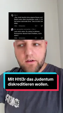 Antwort auf @Che ☭ jeden Tag geben mir mehr Menschen in meiner Kritik recht. Hier wird mit breiter Brust  H!tl3r zitiert, um das Judentum zu diskreditieren. Und dann wird da kein Problem darin gesehen. Ey bleibt mir alle weg. Euch geht es null um universelle Standpunkte. Euch geht es nur darum, gegen wen es geht. Und das ist super offensichtlich. Und das macht euch antisemitisch. Bye