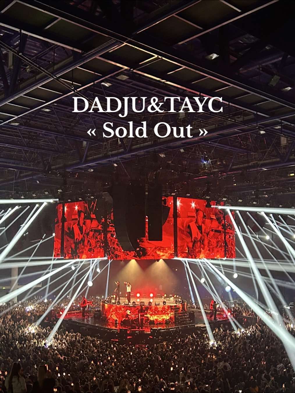 Meilleure thérapie❤️‍🩹 #dadju #tayc #dadjuettayc #concerts #soldout 