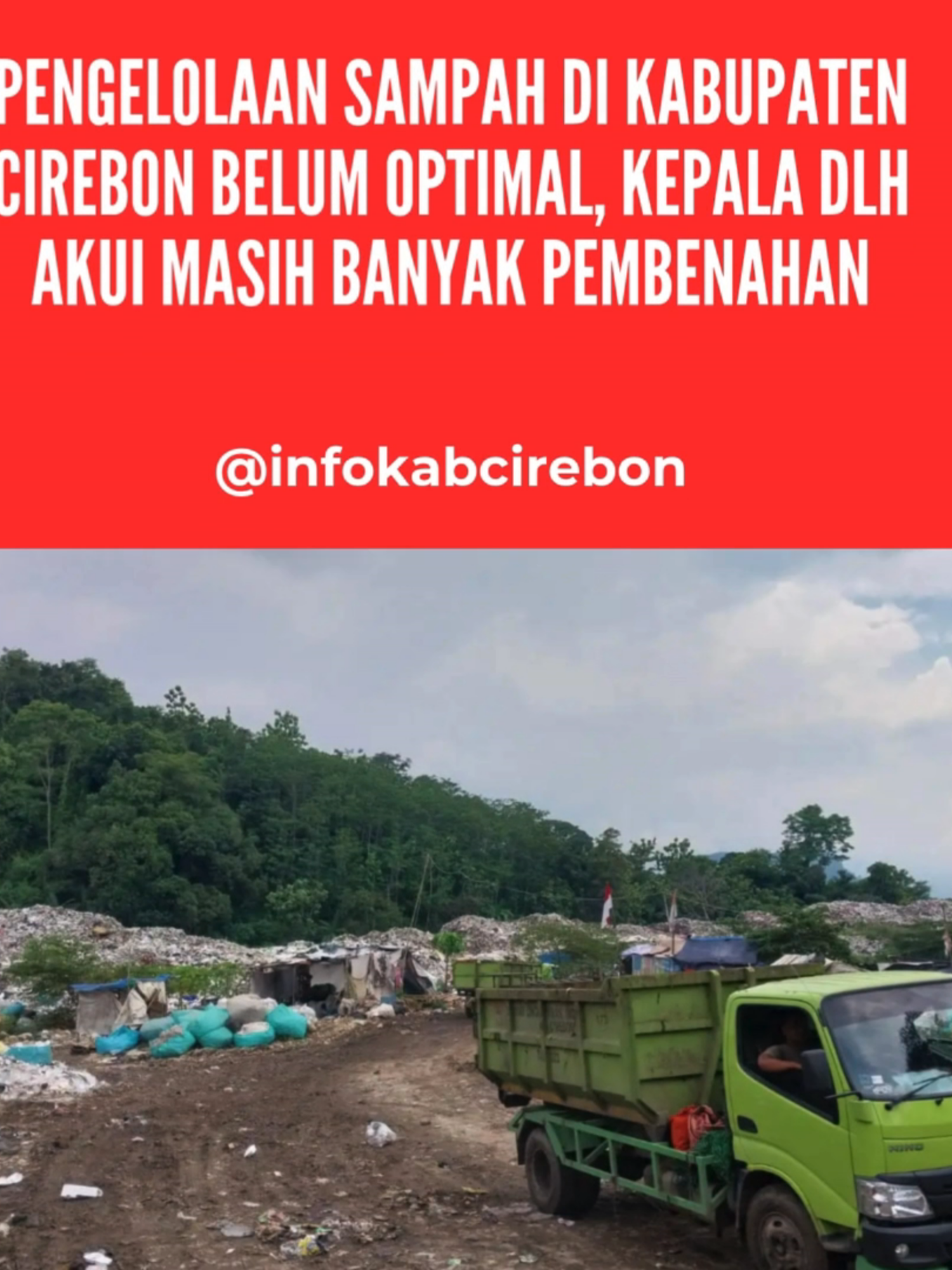 Dinas Lingkungan Hidup (DLH) Kabupaten Cirebon mengakui bahwa penanganan dan pengelolaan sampah di wilayahnya masih belum optimal. Kepala DLH Kabupaten Cirebon, Iwan Ridwan Hardiawan menyebutkan, sejumlah kendala yang menjadi penyebab utama, terutama terkait keterbatasan sarana dan prasarana. “Kami akui, penanganan sampah di Kabupaten Cirebon memang belum optimal,” ujar Iwan kepada Radar Cirebon. . Diungkapkannya, saat ini DLH hanya mampu mengangkut sekitar 425 ton sampah per hari. Padahal, jumlah produksi sampah harian di Kabupaten Cirebon mencapai 1.300 ton. Artinya, sekitar 875 ton sampah tidak terangkut setiap harinya. “Ini terjadi karena keterbatasan sarana dan prasarana yang kami miliki masih sangat minim,” katanya. Lebih lanjut, dijelaskan Iwan, Tempat Pembuangan Akhir (TPA) Kubangdeleg sempat tidak beroperasi selama lebih dari satu bulan akibat kerusakan akses jalan menuju lokasi. Akibatnya, DLH harus mengalihkan pembuangan ke TPA Gunung Santri, yang menambah beban kerja dan menyulitkan proses pengangkutan sampah. “Namun Alhamdulillah, TPA Kubangdeleg sudah kembali beroperasi sejak dua hari terakhir,” tambahnya. Iwan juga menyoroti rendahnya jumlah Tempat Penampungan Sementara (TPS) di desa-desa. Dari total 412 desa di Kabupaten Cirebon, baru 228 desa yang memiliki TPS. “Padahal dalam peraturan daerah sudah dijelaskan bahwa penanganan sampah seharusnya bisa diselesaikan di tingkat desa,” jelasnya. DLH berencana memberikan sanksi administratif kepada desa yang lalai dalam pengelolaan sampah. #kabcirebon #viral #PDIPKreatif #PDIPerjuangan #HariLautseDunia #PDIPerjuanganJabar #SolidBergerak #SolidBergera #gunungkuda_bobos_cirebon