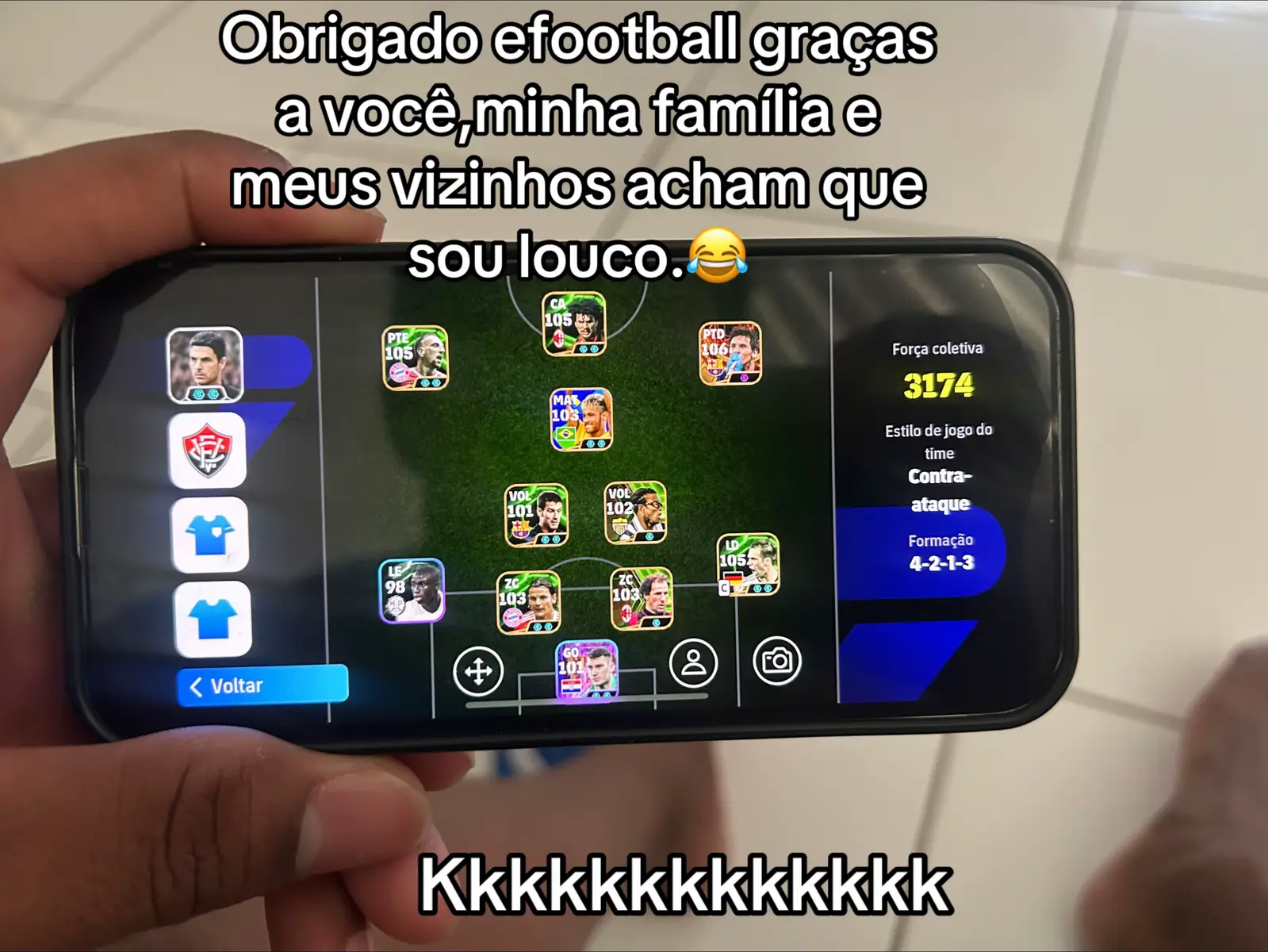Minhas noites não são as msm depois que comecei a jogar esse jogo kkkk #efootball  #efootballmobile  #x1efootball  #efootball2024  #efootball2025 