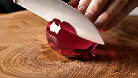 Cutting glass fruits pt 2 #satisfying #asmr #fruit #asmrsounds 