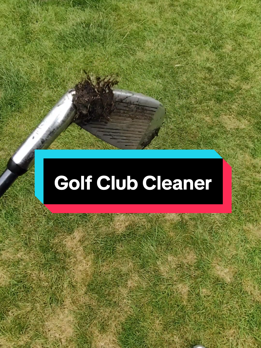 This is a game changer. #golfer #golftok #golfclubcleaner #golfcleaning 