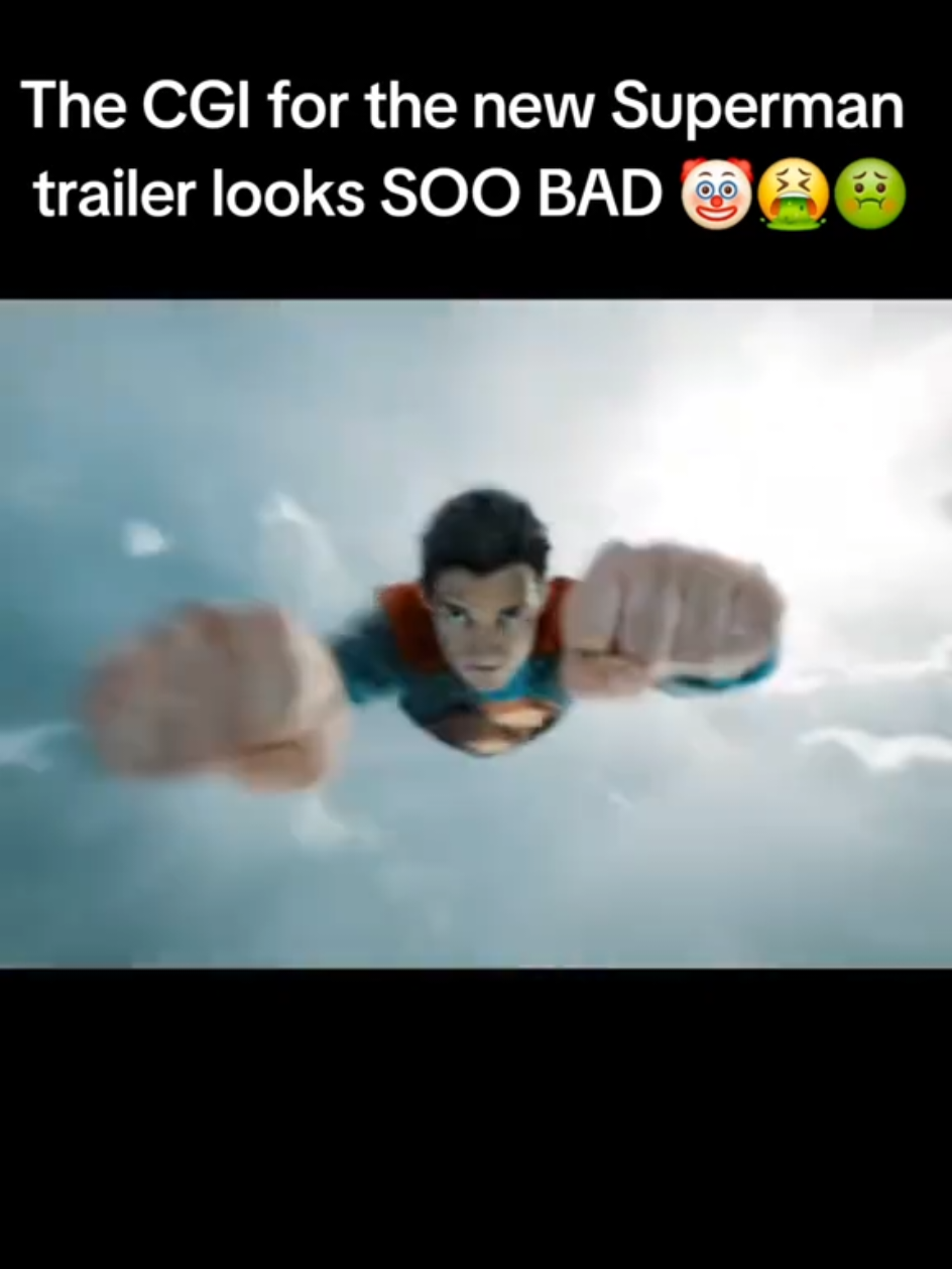 #superman  WTF IS THIS THIS IS THE SAME CINEMATOGRAPHER FOR THE FLASH MOVIE JESUS H CHRIST THIS MOVIE LOOKS LIKE HORSESHIT THIS IS FUCKING TERRIBLE MAN OF STEEL CAME OUT A DECADE SGO AND IT LOOKS VASTLY SUPERIOR THAN THIS SHITSHOW FUCK THIS MOVIE FUCK JAMES GUNN FUCK EVERYBODY ENVOLVED 🖕 #newsupermantrailer #superman2025 #jamesgunn #dcu #davidcorenswet #badcgi 