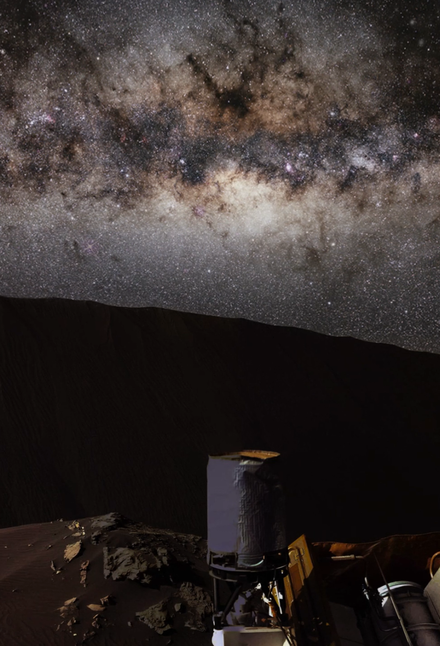 Night sky on Mars! 140 million miles away from us!