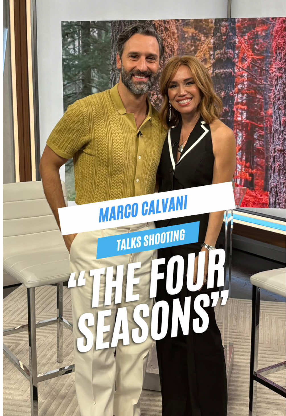 Marco Calvani takes us behind “The Four Seasons” 🎬  Lights, camera, vocal warm-ups! Marco Calvani dishes on THAT unforgettable scene from Netflix’s hit show 🌟 @Sara Gore @Netflix #newyorklivetv #marcocalvani #thefourseasons 