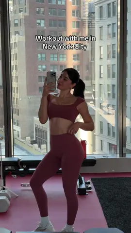 The  New York City Views 🏙️ #workout #Fitness #newyork #foryou #fullbodyworkout 