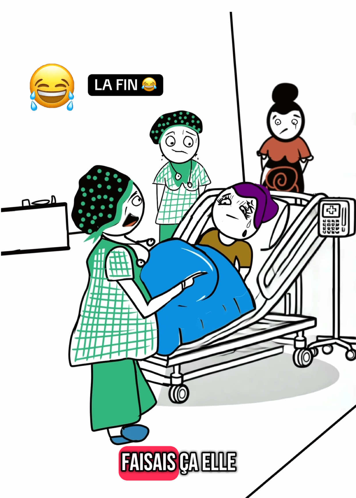 😂😂mais c’est l’accouchement qui ce passe comme ça eeee😂😂😂 #animationvideo #drolevideo #sketch #animation #drole #humour #cotedivoiretiktok🇨🇮 #francetiktok🇫🇷 #usatiktok🇺🇸 #camerountiktok🇨🇲 #france🇫🇷 #francetiktok #francetiktok🇨🇵 
