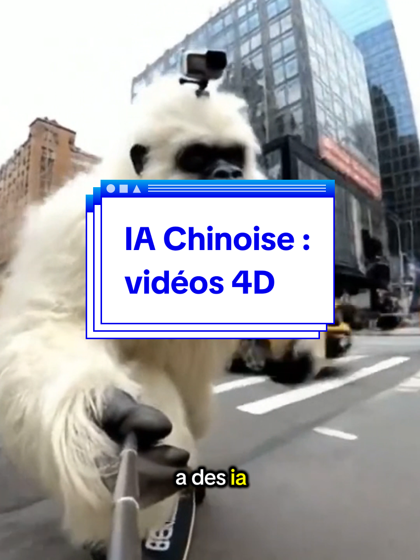 Nouvelle IA Chinoise pour créer des vidéos 4D à partir de vidéos 2D 4DV.ai #3d #4d #hunyan #tencent #iachinoise #blender #design #3dart #imprimante3d #veo3 #3dartist 