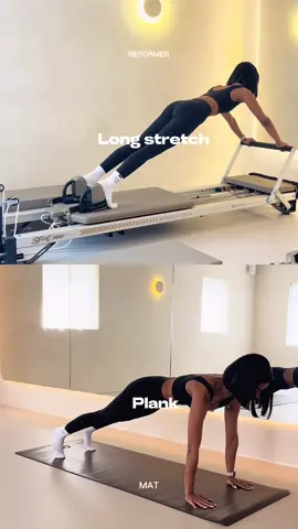 Mat vs reformer arms edition ❤️‍🔥 which one is your favourite? #pilatesgirl #reformerpilatesinstructor #pilatesarmworkout #creatorsearchinsights 
