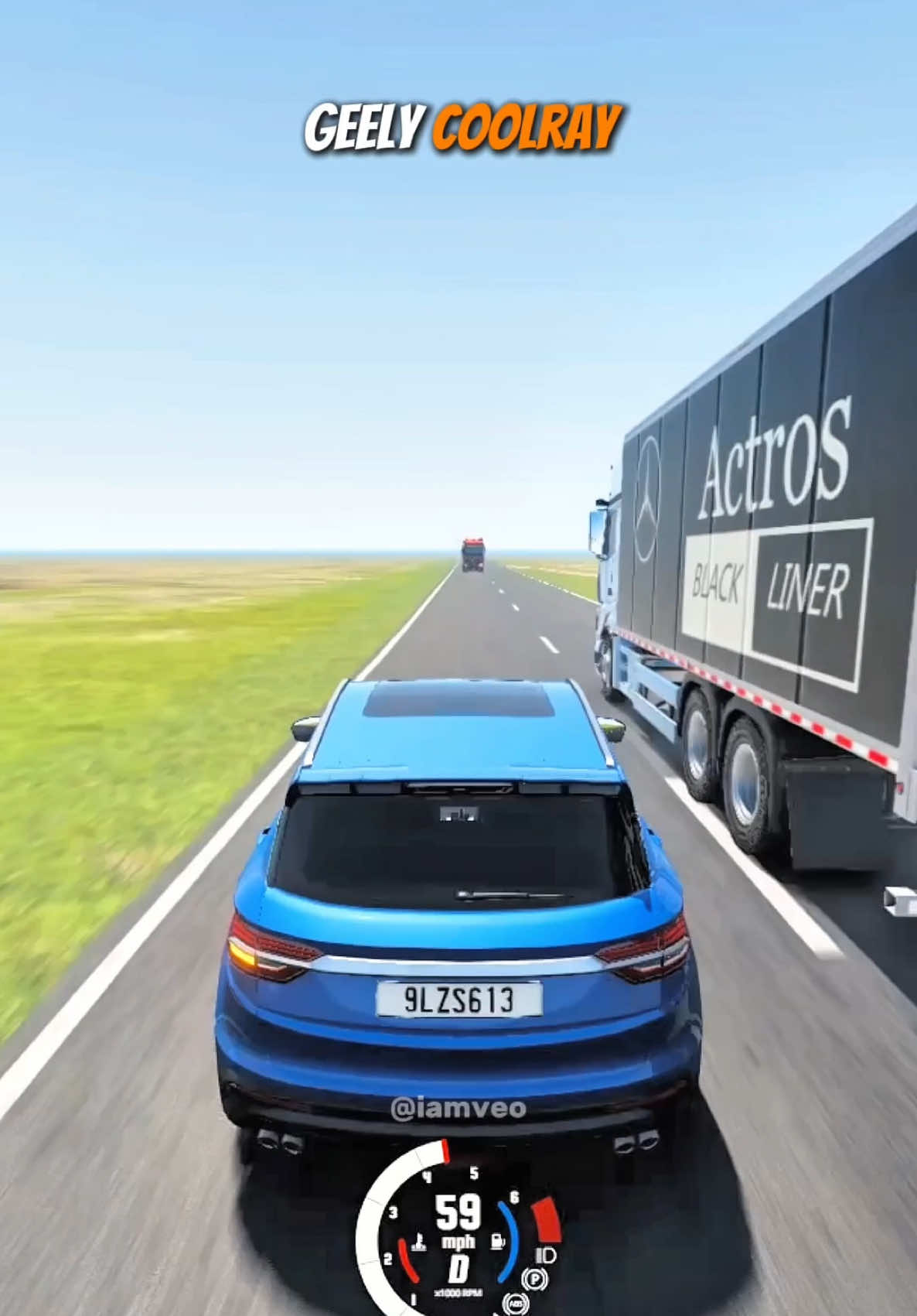 Quelle Voiture Dépasse Le Camion En Tout Sécurité? #beamngdrive #beamng #gaming #car #daciaduster #geelycoolray #kiastonic #cherytiggo8pro #toyotacorollacross #mgzsastor #hyundaitucson #fyp #foryou  @VEO🏅 