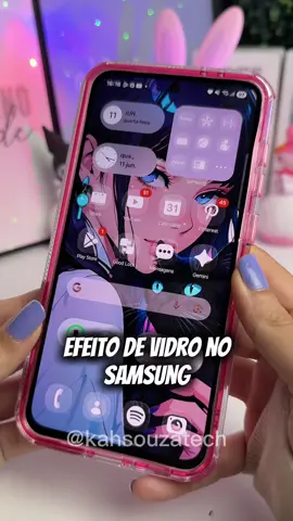 Efeito transparente nos ícones da Samsung #dicastech #techtok #techtokbrazil #samsunggalaxy #dicassamsung #atualizaçao 