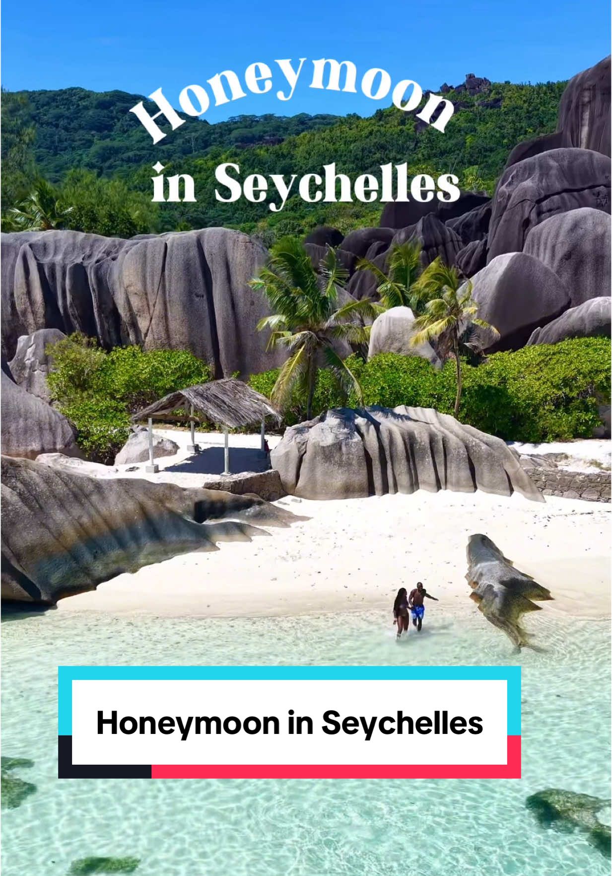 Steal Our Itinerary👇🏾 Getting there: @Emirates via Dubai or @Qatar Airways via Qatar were the best routes from NYC. Island Hopping: 1. 20 min @Airseychelles flight from Mahe to Praslin 2. 15 min ferry from Praslin to La Digue 3. Private boat from La Digue to Felicite Where we stayed: Praslin: Raffles Seychelles La Digue: Le Domaine De l'orangeraie Felicite: @Six Senses Official Zil Payson (Our fave!!) Drone Photoshoot on Anse Source D’Argent: Crystal Water Kayaks  Things to do: Praslin—Anse Lazio, Kokoloko beach bar, day trip to La Digue(if you don’t want to stay overnight) day trip to Curieuse Island, Vallée de Mai Nature Reserve * Rental car recommended* we used Bliss Car Hire. La Digue: Visit the MOST photograhed beach in the world—Anse Source D’Argent, rent a bike and explore the island(very few cars on the island! Many people visit via ferry for a day trip from Praslin.  Felicite: Six Senses is the only hotel on the island and it has it’s own beaches, amazing service and activities such as movie night under the stars or kayaking to a nearby island! The hotel is an experience on it’s own! #seychelles #seychelleshoneymoon #honeymoon #2025bride #fyp