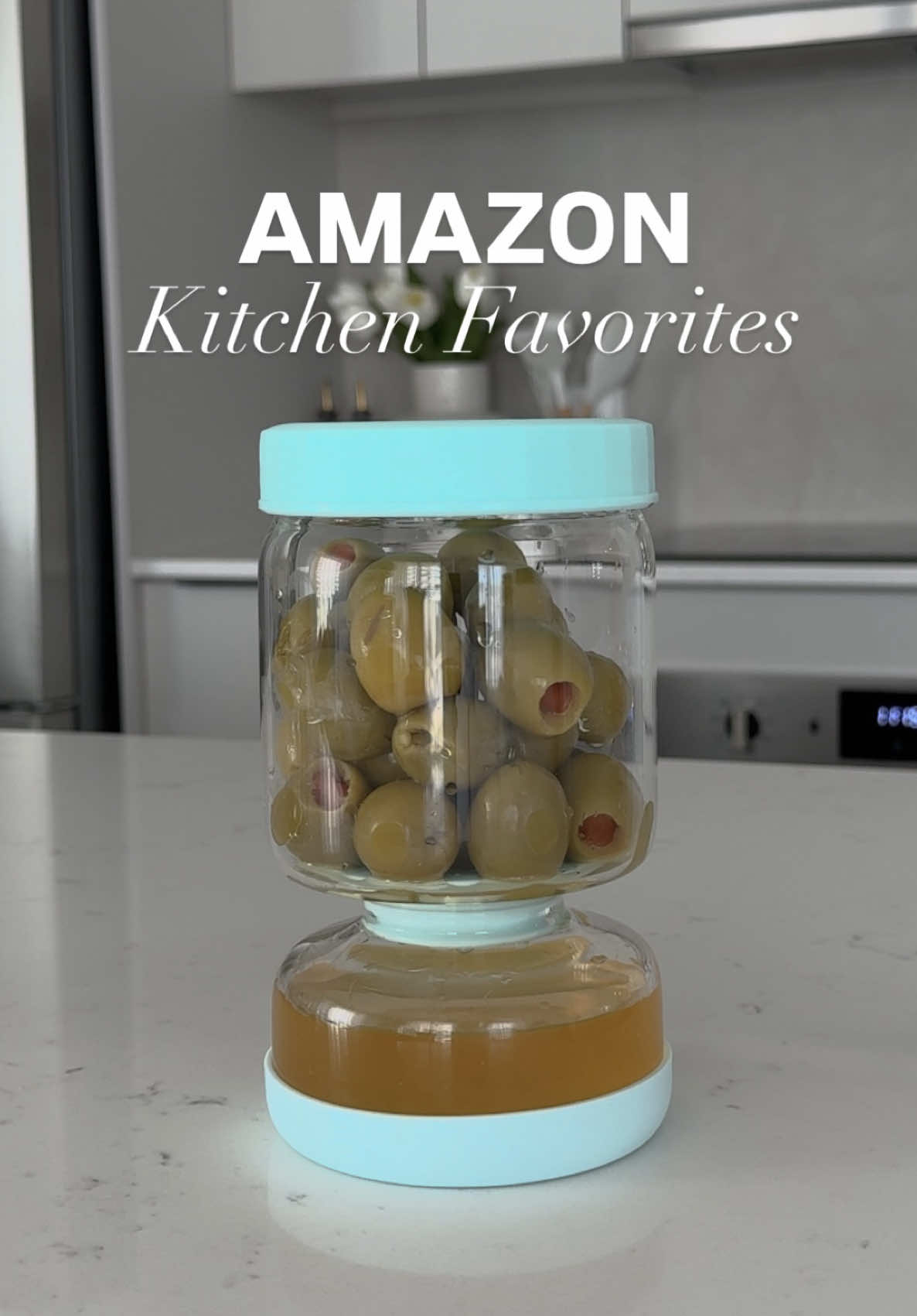 No more messy fingers! 👌🥒🫒 This genius jar makes it easy (and clean!) to grab your pickles or olives, no more messy fingers! 🫙Link in bio 🔗 #amazonfinds #amazonmusthaves #KitchenHacks #organizedhome #kitchenaccessories #kitchenstorage ##creatorsearchinsights