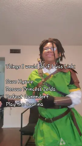 things I would do if I was Link! ☺️ #zeldacosplay #linkcosplay #legendofzelda #blerd