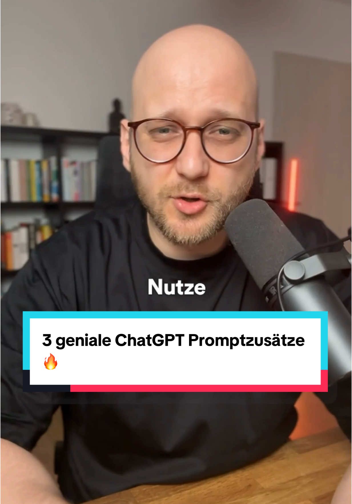 📌 Alle drei Promptzuätze: https://nvld.de/g7x  Diese 3 geheimen Tricks nutzen nur die Top 0,1 % der ChatGPT-User – du solltest sie auch kennen! Mit einem Satz am Ende deines Prompts bekommst du bessere Ergebnisse als je zuvor. Der letzte Hack verändert sogar deine Denkweise beim Prompt-Schreiben. 😮‍💨 👉 Prompt #1: Kontextturbo 👉 Prompt #2: Der Experte 👉 Prompt #3: Der Challenger Werde zum Prompt-Profi! Originalvideo: nivedan.ai (IG)