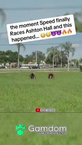 the moment Speed finally Races Ashton Hall and this happened… 😳😳😈😈🔥🔥 #speed #ashtonhall #race #florida #adinross #stream #fypシ 