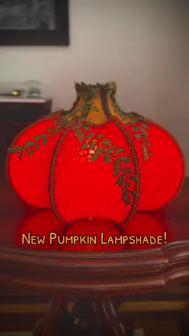 Is it #Autumn and #Halloween yet?!? I wouldn’t be opposed to making more of these tabletop #pumpkin shades! If you’re interested in putting in a preorder, send me a message!    #victorianlampshade  #lampshade  #salem  #salemmassachusetts  #salemmass  #salemma  #handmade  #handstitched  #interiorlighting  #halloweendecor  #gothdecor  #gothhomedecor  #fall 
