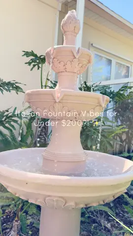 Italian villa vibes without the price tag 🇮🇹✨ This tiered outdoor fountain is under $200 and looks so luxe. Find it on my Amazon storefront—click the link in bio to grab it before it’s gone! #OutdoorFountain #BackyardGlowUp #ItalianStyle #FountainGoals #BudgetFind #AmazonFinds #TikTokMadeMeBuyIt #PatioInspo #Under200 #GardenGlowUp #HomeVibes