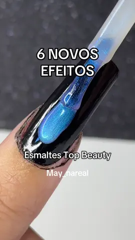 Nova linha AURA da @TOP BEAUTY 💜🤩 São 6 esmaltes efeitos para criarmos lindas esmaltações! #unhas #esmaltes #unhasdecoradas #unhasgrandes #unhaslindas #unhasperfeitas #esmaltação 
