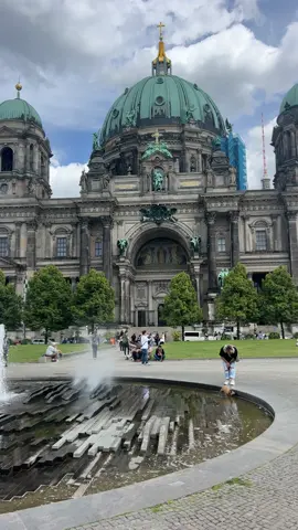The Berlin Cathedral is undoubtedly one of the most stunning churches in the city, admired for its ornate exterior and interior design. Highlights include the Baptismal and Wedding Church, the Imperial Staircase, the Hohenzollern Crypt, the Cathedral Museum, and the magnificent dome.  #berlin  #germany #berlincathedral #beautifularchitecture #adventure #travelphotography  #traveltheworld #fyp 