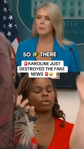 #duet with @Team Trump #karolinelevitt #funny #haha #wrecked #hilarious 