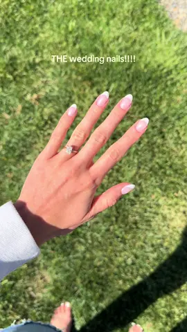 PERFECTION!!!!! 3 DAYS!!! #weddingnails #bridalnails #wedding #2025bride #weddingtiktok 